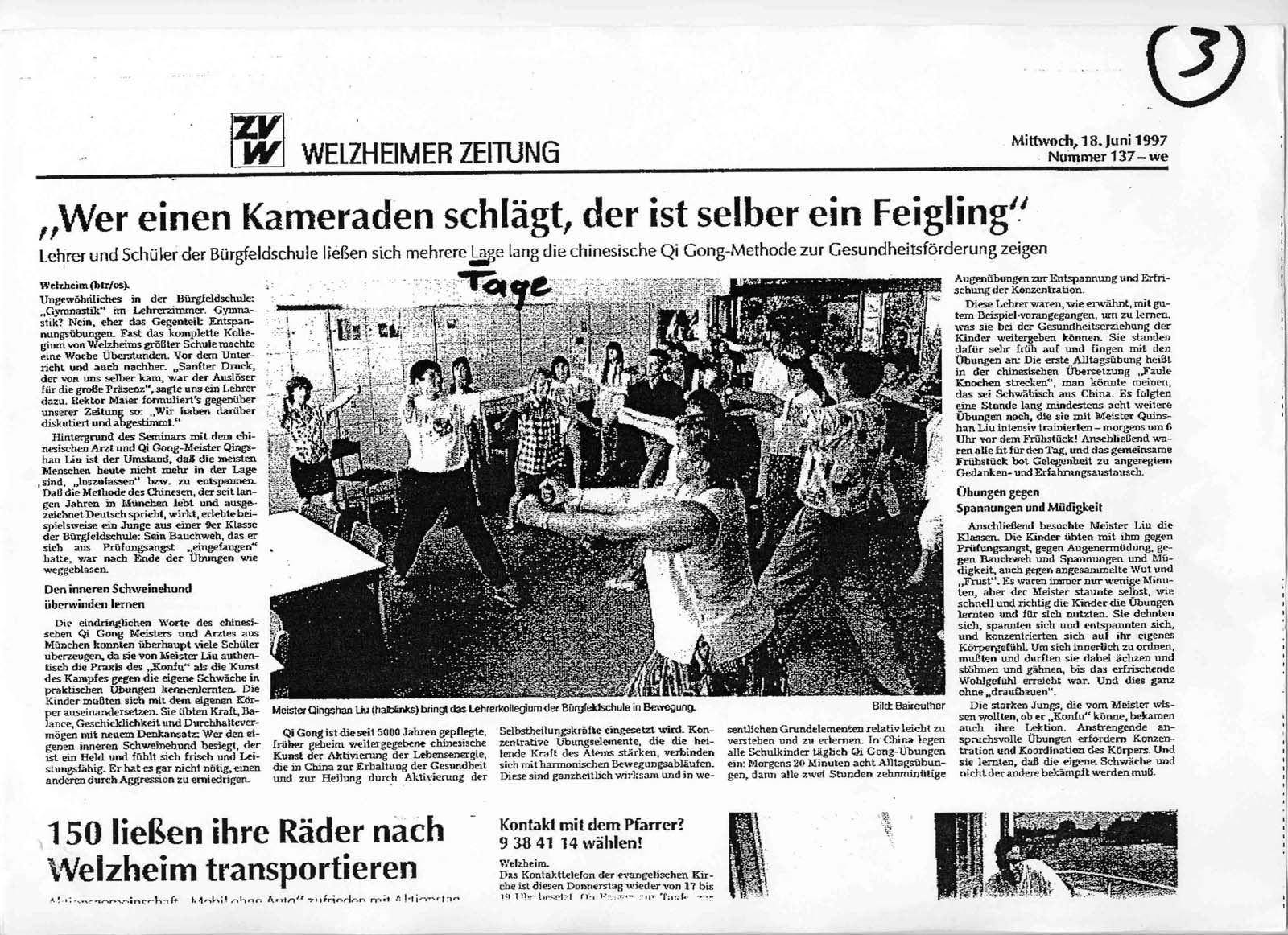 MQA Welzheim Zeitung